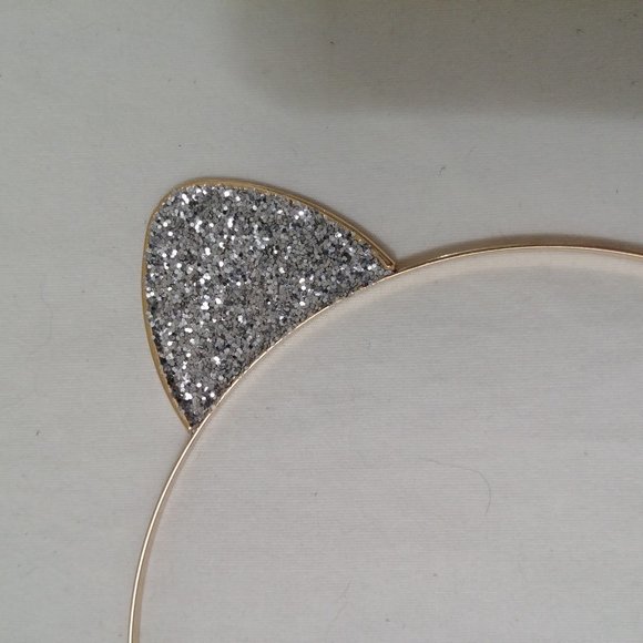 Mudd Cat Ears Glitter Headband Hair Accessories - Picture 3 of 8